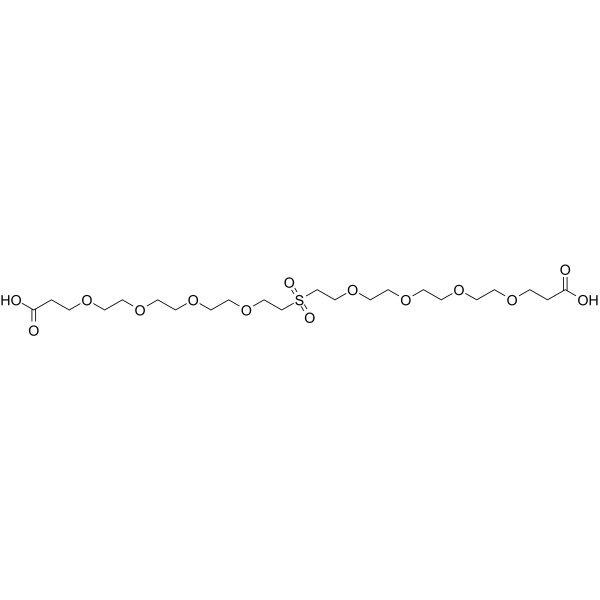 Sulfone-Bis-PEG4-acid 2055024-37-6
